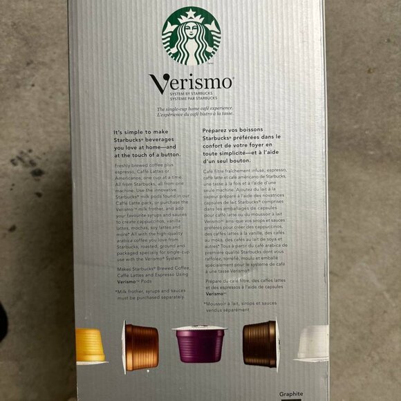 Starbucks Verismo 600 Black Coffee Espresso Maker Machine BRAND NEW IN BOX - Picture 2 of 4